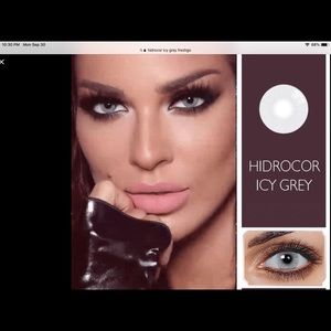Hidrocor color lenses-12 month use-color Icy Gray